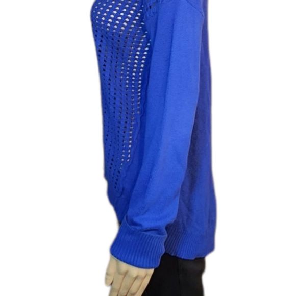 If It Were Me Sweater Boat Neckline Blue Womens See measurements - Picture 6 of 12